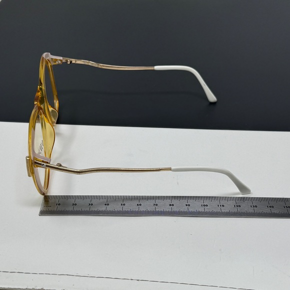 Vintage Viennaline 1479 70 Clear Retro Optyl Eyeglass Frames Germany Vienna Line - Picture 2 of 16